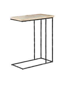 Table d'appoint en aluminium faite à la main rustique de fabricant fiable avec polonais mat parfait pour les intérieurs de ferme et de campagne - Product Image 5
