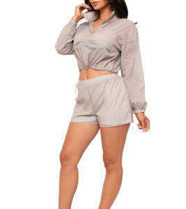 Chándal Deportivo Personalizado para Mujer, Invierno, 100% Poliéster, Impermeable, Cortavientos, Impresión por Transferencia de Calor, Secado Rápido, 2026 - Product Image 3