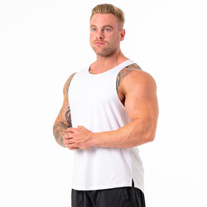 Débardeur de sport léger en coton et bambou, doux, sans manches, coupe ajustée, pour musculation, OEM, marque privée, fournisseur d'usine, vente en gros - Product Image 3