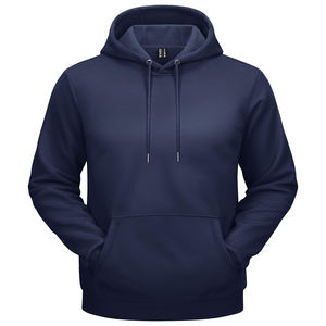 Men's Oversized Cotton <b>Fleece</b> Pullover Hoodie Winter Fashion Drop Shoulder <b>Sweatshirt</b> with Custom Logo Streetwear Style - Product Image 1