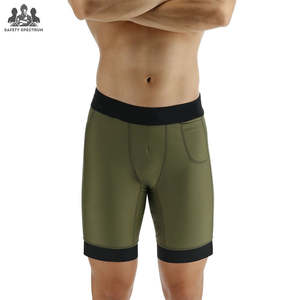 Pantalones Cortos de Compresión para Correr para Hombre |   Sólido y de Alta Calidad |   Cintura elástica de altura media, estilo deportivo |   Ligero, Transpirable y de Secado Rápido |   Fábrica - Product Image 2