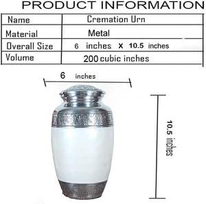 Engraved Aluminium Cremation Urn for Human <b>Ashes</b> Adult Male Female Pets Cat <b>Dog</b> Urn, Large Burial Funeral Urns - Product Image 6