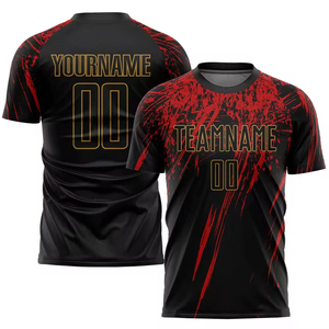 Nouveauté 2024, uniforme de football personnalisé pour adultes, prix d'usine, vêtements de sport, technique de sublimation imprimée, 100% polyester, jeunes - Product Image 5