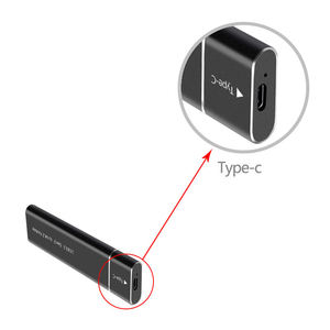Aluminum M2 NVMe <b>Ssd</b> Enclosure Adapter <b>External</b> USB Type c PCIE M.2 Nvme Metal <b>SSD</b> Enclosure Case - Product Image 4