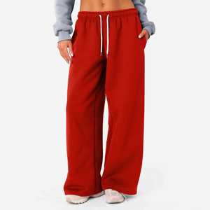 Pantalones de estilo callejero informales de gran tamaño, Pantalones de algodón para exteriores, pantalones holgados de moda Hip Hop rectos de pierna ancha, Pantalones Cargo para mujer - Product Image 2