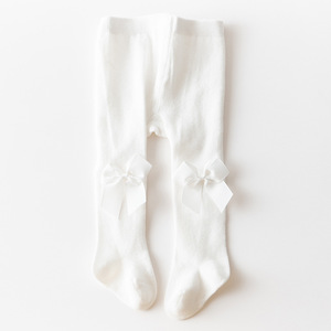 Nouvelles collants pour bébé fille printemps/automne avec un grand nœud, leggings de style princesse pour petites filles, collants longs - Product Image 5