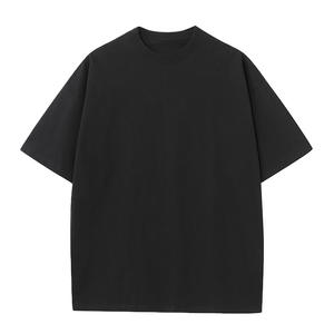 Camiseta de Algodón Orgánico con Logotipo Personalizado para Hombre, Cuello Redondo, Hombros Caídos, Talla Grande, Calidad de Lujo, Camiseta Blanca Gruesa para Hombre - Product Image 5