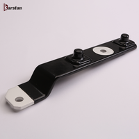 Barre de Busbar en Cuivre Isolée en PVC, Poinçonnée et Pliée sur Mesure, pour Panneaux Électriques et Distribution d'Énergie