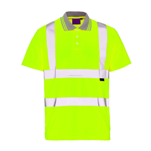 เสื้อโปโลสะท้อนแสงสำหรับผู้ชาย คุณภาพสูง ทนทาน ผลิตจากโพลีเอสเตอร์  เสื้อผ้าเพื่อความปลอดภัย  แฟชั่นทันสมัย  ชุดทำงานยอดนิยม - Product Image 4