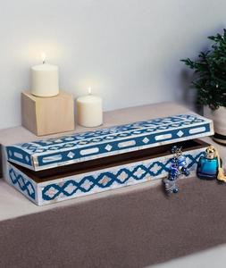 Boîte cadeau personnalisée avec incrustation en bois pour incrustation d'os et de résine. Bel artisanat avec modèle artistique élégant pour offrir de f s international - Product Image 1