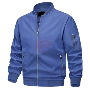 เสื้อแจ็กเก็ตบอมเบอร์สำหรับผู้ชายเสื้อแจ็คเก็ตแฟชั่นแบบมีโลโก้ของคุณเอง - Product Image 6