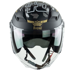 Meilleure vente du fabricant vietnamien Casque ouvert royal M268-2K à dégagement rapide Visière graphique en ABS certifiée DOT incluse - Product Image 4