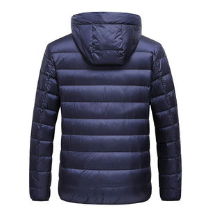 2024 hommes haute rue hiver doudoune haute qualité toile respirant à capuche coupe-vent imperméable léger tissu Bomber Style - Product Image 2