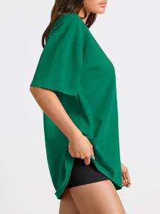 Camisetas de algodón personalizadas al por mayor, ropa informal ecológica con logotipo OEM para ropa de calle y moda de verano - Product Image 3