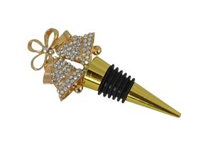 Handmade Nickel Plated Luxury Metal <b>Bottle</b> <b>Stopper</b> for Wine <b>Bottles</b> Modern Stylish Design Eco-Friendly Bar Accessories - Product Image 3