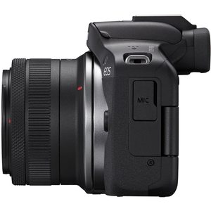 R50 Mirrorless <b>Camera</b> RF-S 18-45mm STM Lens 64GB Memory Card 3 Pc <b>Filter</b> Kit Case Flash Tripod HD Wide Angle Telephoto Lens - Product Image 1