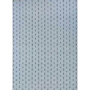 Alfombra Grande de Lana Tejida a Mano Tesoro Blue, Diseño Geométrico Clásico para Sala de Estar, Alfombra Rectangular para Pasillo, para Uso Doméstico - Product Image 1