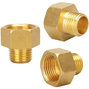 Conector Hexagonal de Latón de Alta Calidad con Tuercas Hexagonales, Tuercas de Plomería Versátiles para Diversas Aplicaciones - Product Image 5