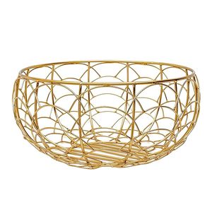 Corbeille à fruits élégante en métal pour la décoration de la maison Pièce maîtresse de salle à manger et solution de stockage de table moderne - Product Image 2