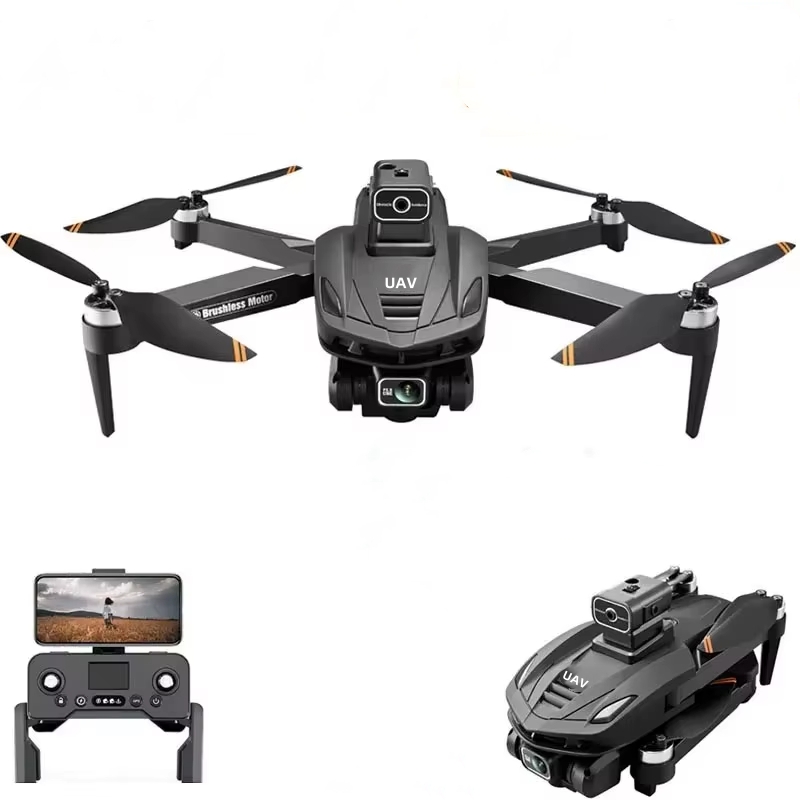 V168 Beginner 720P HD Dual Camera Brushless Foldable Obstacle Avoidance Drone WIFI FPV RC Quadcopter Aerial Photography 6-Axis