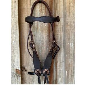 บังเหียนม้าหนังแท้คุณภาพสูง ปรับได้ ขายส่ง บังเหียนม้าหนังแท้ ผลิตจากโรงงาน - Product Image 1