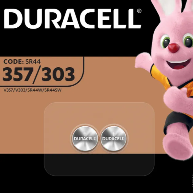 Duracell घड़ी बैटरी D357 पहले 1.55V / 170mAh 2pcs ब्लिस्टर बैटरी/बैटरी अन्य