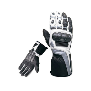 Gants d'hiver en cuir PU personnalisés pour le ski et la moto, imperméables, isolés, coupe-vent, antidérapants, avec fermeture à lacets, unisexes - Product Image 3