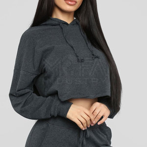 Sudadera Corta para Mujer, Estilo Urbano, Cómoda y Elegante, Tejido Transpirable y Ligero Antiarrugas, Impresión Frontal Personalizada para Invierno - Product Image 3