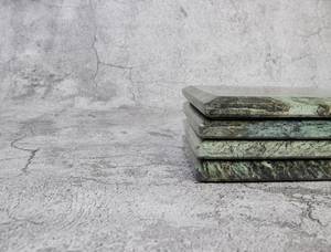Juego de 4 Posavasos Cuadrados de Mármol Verde Indio Madeji, Decoración para el Hogar - Product Image 3