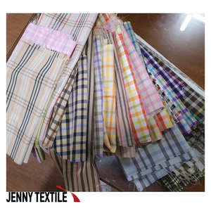 Tela Clásica Resistente a las Arrugas, Nueva Colección 2020, Corea, 100% Algodón, a Cuadros y Lisa, Duradera, para Camisas de Oficina, Lote en Existencia - Product Image 3