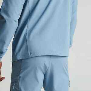 Veste coupe-vent à demi-zip pour homme, sportive, printemps, manches longues, camouflage, imperméable, respirante, coupe-vent, revêtement avant - Product Image 2