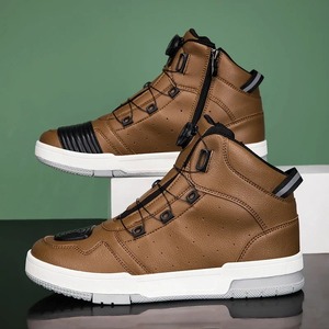 Chaussures de course moto réfléchissantes unisexes pour l'hiver, semelle en caoutchouc, respirantes, anti-chute, bottes pour motards de route, équipement décontracté, changement de vitesse, course - Product Image 6