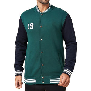 Chaqueta Universitaria de Lana para Hombre de Alta Calidad OEM Personalizada, Chaqueta Elegante y Cálida para Todas las Temporadas, Diseño Personalizado de Fabricante - Product Image 1
