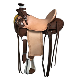 Selle de cheval western personnalisée en gros, confortable, pour la course de barils, le plaisir, la randonnée, en cuir, toutes tailles, qualité excellente - Product Image 3