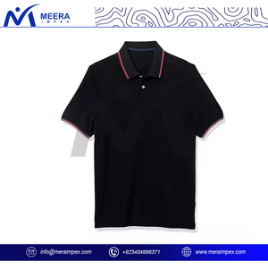 Meilleure vente polo pour homme T-shirt en coton coupe ajustée à la mode respirant 2025 Hot Sell Short Sleeve Casual Solid Knitted - Product Image 2