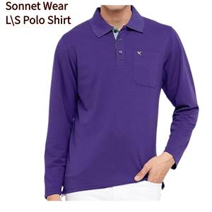 Polo de manga larga Camiseta sólida para invierno Corporativo para hombre - Product Image 6