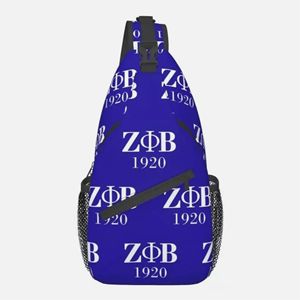 Zeta Phi Beta Cross Sorority Body <b>Bag</b> / Waist <b>Bag</b> - Product Image 1