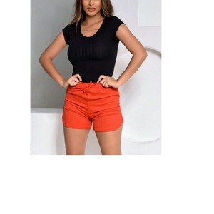 Pantalones cortos de alta calidad, pantalones cortos estampados informales, pantalones cortos de talla grande para mujer, pantalones cortos informales, proveedor de Bangladesh - Product Image 5