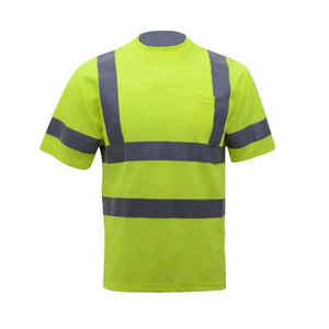 Camiseta Polo de Manga Corta Reflectante de Alta Calidad para Trabajadores de la Construcción, Camisetas de Seguridad con Logotipo Personalizado OEM - Product Image 1