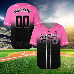 เสื้อเจอร์ซีย์เบสบอลผ้าเจอร์ซีย์ดีไซน์ไม่เหมือนใครเสื้อเบสบอลสั่งผลิตได้ตามต้องการ - Product Image 5