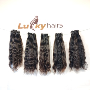 Extensiones de Cabello Humano Virgen Brasileño Remy Natural al por Mayor, con Cutícula Alineada, Liso sin Procesar, Ondulado Suelto Indio - Product Image 2