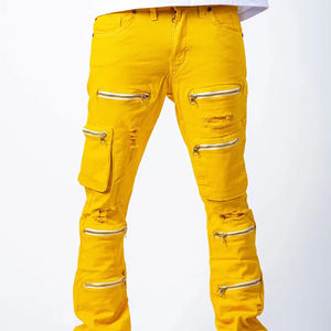 Custom Cargo Pants Trousers Flare <b>Jeans</b> Men's Pants & Trousers - Product Image 1
