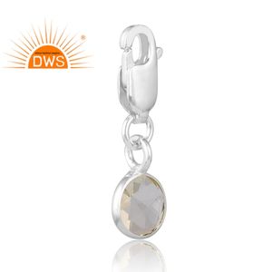 Meilleures ventes Pendentif en argent sterling 925 avec topaze citronnée naturelle Fabricant de bijoux personnalisés - Product Image 3