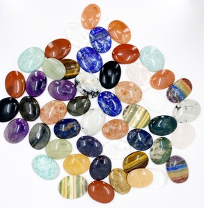 Multicolor European Feature Agate Set of 50 <b>Worry</b> <b>Stones</b> Mix at Competitive Price - Product Image 2