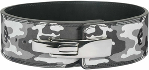 Camo Sublimated Gym Leather Power Belt Entrenamiento Heavy Duty Levantamiento de pesas Palanca Hebilla Powerlifting Belt - Product Image 2