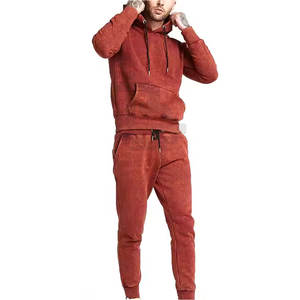 Chándal de lavado ácido para hombre de alta calidad, pantalones cómodos de secado rápido, último diseño, chándal transpirable de talla grande - Product Image 1