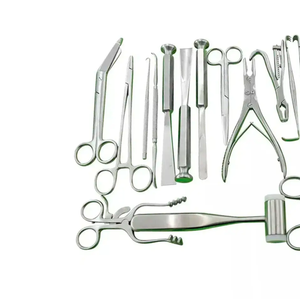 Haute qualité Adson Forceps Iris Ciseaux Ensemble d'instruments chirurgicaux Porte-aiguille Plateau de rein avec 15g Suture Instruments chirurgicaux - Product Image 5