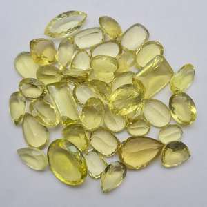 High Quality Lemon Quartz <b>Cut</b> <b>Stone</b> Natural Mix Shape Yellow Gemstones Loose <b>Stone</b> <b>for</b> Jewelry Making - Product Image 1