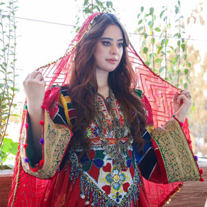 2026 recién llegados moda afgana Kuchi Salwar Kameez largo Maxi vestido señoras manga larga encaje fiesta desgaste elegante - Product Image 4