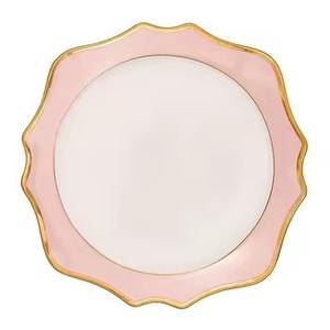 Plaque de chargeur en métal or rose écologique pour la cuisine à domicile Décoration élégante d'événement de mariage pour l'hôtel - Product Image 4